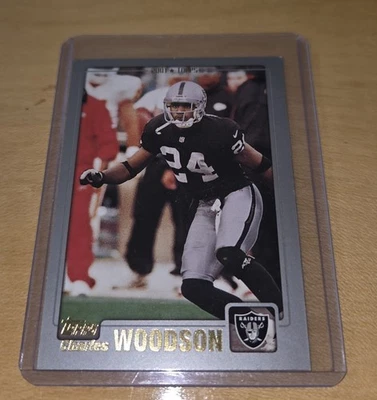 2001 TOPPS #12 CHARLES WOODSON OAKLAND RAIDERS - Image 1 of 2
