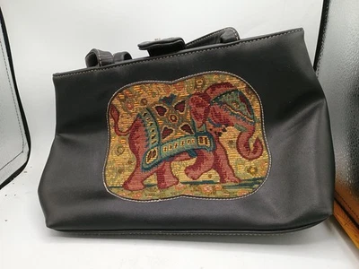 Подлинная черная веганская сумка St.John's Bay со слоновьей строчкой - Изображение 1 из 4