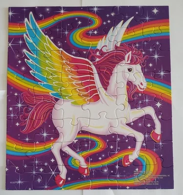 Rompecabezas Lisa Frank Skye Pegaso Arco Iris 48 Piezas, 2014 Completo Foto 1 de 4