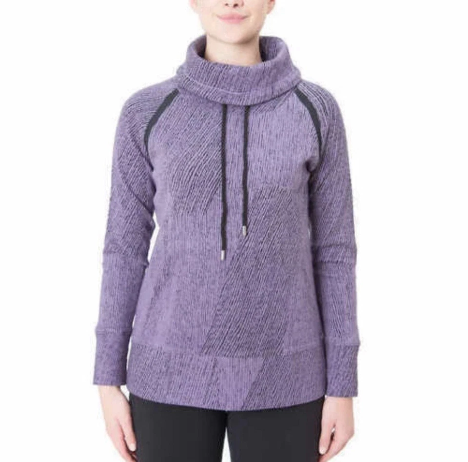 KIRKLAND WOMEN'S JACQUARD PULLOVER SWEATER (PURPLE, SMALL) NWT - Image 1 of 1