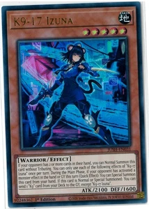 YuGiOh K9-17 Izuna Ultra Rare 1st Edition Justice Hunters JUSH-EN031 English - Picture 1 of 1