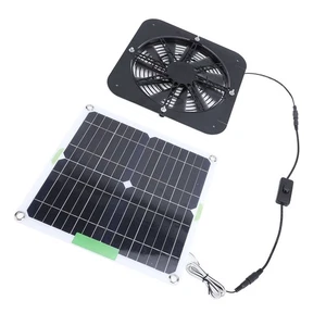 100W Solar Abluftventilator 13.5inch Solar Ventilation Fan Solar Panel Powered - Bild 1 von 22