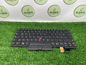 Used Genuine Lenovo ThinkPad T480 Laptop DE Backlit QWERTZ Keyboard 01AX581 - Afbeelding 1 van 7