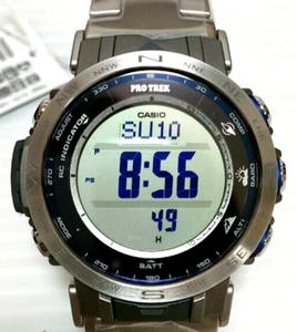 CASIO PRO TREK PRW-31YT-7JF Solar Radio Atómica Banda Titanio Reloj Digital... - Imagen 1 de 13