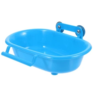 Papageien Badewanne Reisesittich für Innenkäfig Badeschale Vögel - Bild 1 von 12