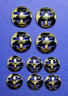 LINEA Replacement Buttons 10 pieces by  LOUIS DELL OLIO,  GOOD USED CONDITION - Image 1 of 4