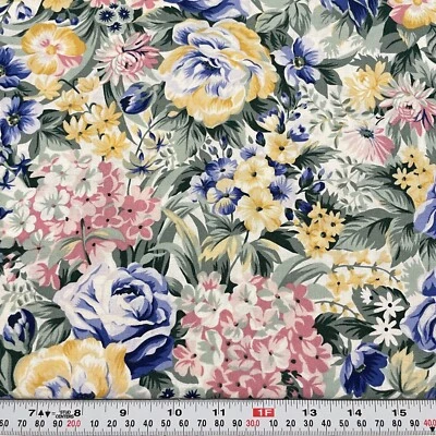 The Garden Twist Collection for In The Beginning Fabrics Cotton Remnant 10 x 43 - Image 1 of 2