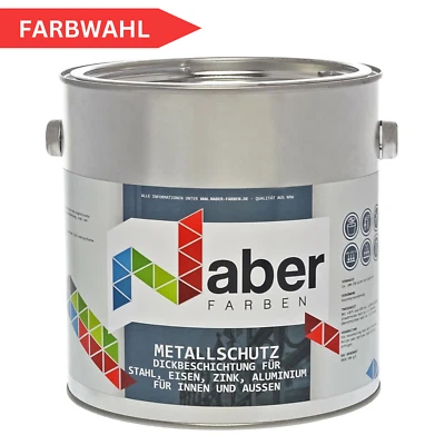 2,5 L Metallschutzlack 3in1, Rostschutz + Grundierung, RAL Farbwahl - SEIDENMATT - Bild 1 von 4
