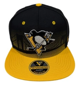 Zephyr NHL Pittsburgh Penguins RARE “Bridge” Flat Bill SnapBack Hat BRAND NWT - Picture 1 of 5