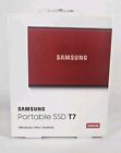 Samsung T7 500GB Portable External SSD Red MU PC500R/AM Windows, Android, & MAC