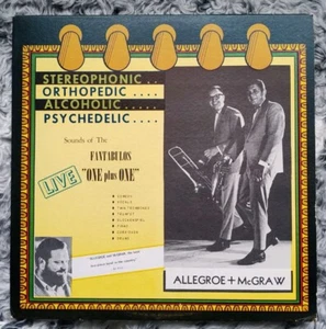 FANTABULOS ONE PLUS ONE Allegroe + McGraw LIVE LP SIGNED US 1968 Comedy JAZZ - Picture 1 of 4