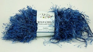 Yarn Bee Wild Child Eyelash Yarn Chambray #90242 1.8 Oz 67 Yard Blue FREE SHIP - Picture 1 of 4