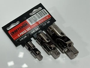 Juego de adaptadores de junta giratoria universal NOS Craftsman USA 4250 GK 1/4 3/8 1/2 Drive - Imagen 1 de 7