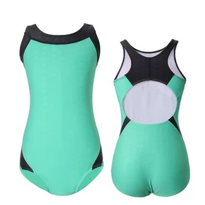 Competition Swimsuit Girl Swim Team Swimsuit Kids Girls Athletic Swimsuit One... - Picture 1 of 6