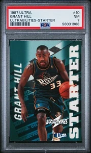 Ultra Ultra Ultrabilities Starter #10 1997 Grant Hill PSA 7 (pop 1,2 🔺) - Imagen 1 de 2
