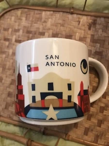 Starbucks Tasse San Antonio You Are Here YAH Kaffee Alamo Lone Star Texas Tasse 14oz - Bild 1 von 4