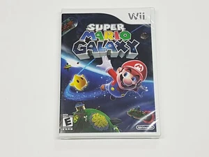 Super Mario Galaxy Nintendo Wii Original Brand New Sealed 1st Print *wear/tear - Picture 1 of 12