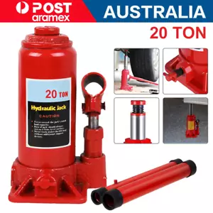 20T Ton Hydraulic Bottle Jack Heavy Duty Lifter Car Repair Truck 4WD Caravan - Picture 1 of 10