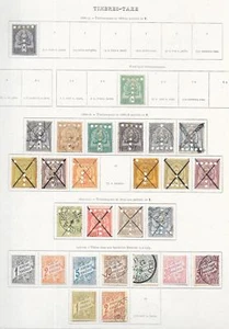 Tunesia stamps 1888 Collection of 27 DUE stamps CAT VALUE $500 - Picture 1 of 1