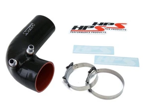 HPS Silicone Air Intake Replacement Hose Kit for Lexus 16-20 GSF V8 5.0L BLACK - Foto 1 di 2