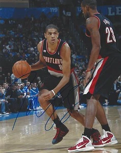 NICOLAS BATUM AUTOGRAPH SIGNED 8X10 PHOTO PORTLAND TRAIL BLAZERS NBA COA - Picture 1 of 1