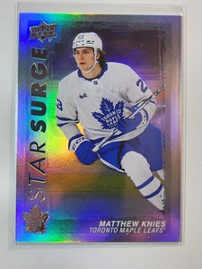 2023-24 Series 1 Star Surge SS-15 Matthew Knies Maple Leafs