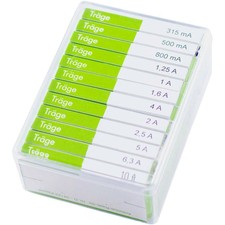 ESKA 632830 Assortimento di mini fusibili (Ø x L) 6.3 mm x 32 mm Ritardato