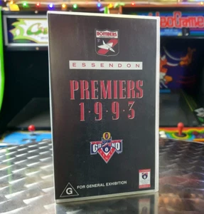 Premiers 1993: Essendon Bombers - AFL VHS Video Tape VGC - Picture 1 of 5