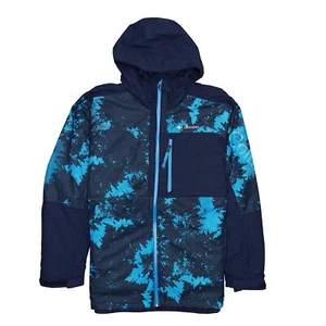 Columbia Timberturner II 2 Mens Camo Omni-Heat Waterproof Ski Jacket (2XL, Blue) - Picture 1 of 8
