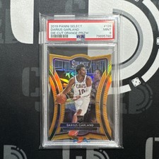 2019-20 Select Darius Garland Orange Prizm Die Cut Premier Level #07/65 PSA 9