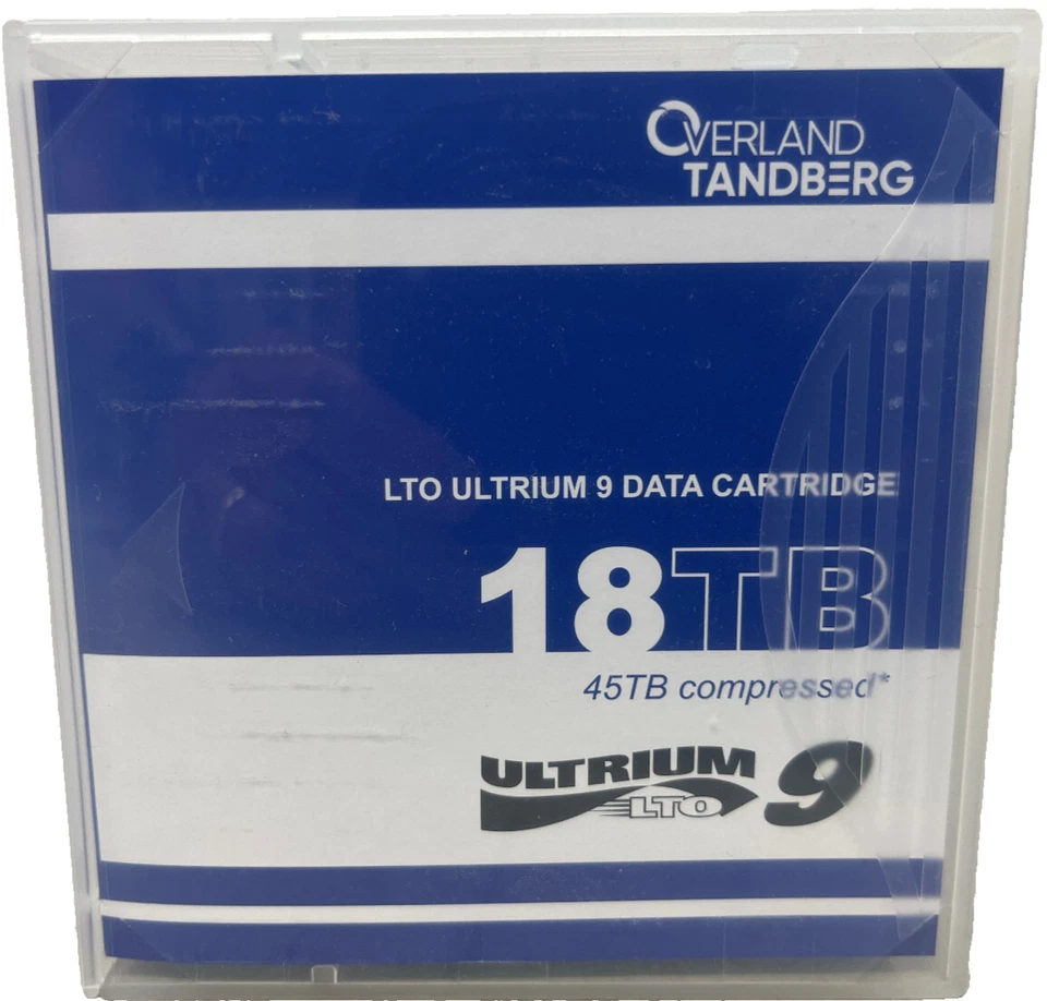 Overland Tandberg 434180 Data Cartridge LTO 9 Ultrium 18TB 45TB
