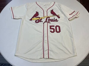 St. Louis Cardinals Baseball Jersey Size XL #50 Adam Wainwright Equifax - Picture 1 of 8