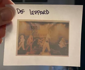 Vintage & Original 1980's Def Leppard Shoulder T-Shirt Transfer - Old Stock NOS - Picture 1 of 1