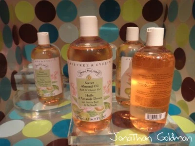 Crabtree & Evelyn Sweet Almond Oil Bath & Shower Gel 500mL 16.9 Fl Oz NEW - Image 1 of 4