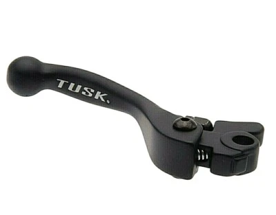 Tusk Aluminum Brake Lever Black For Kawasaki KX450F 250 F 2013-2020 (b37) - Image 1 of 4