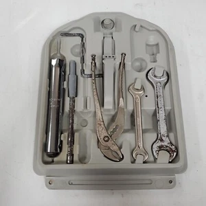 1984-93 BMW E30 318i 325i OEM TRUNK TOOL KIT SET W/ DECK LID TRAY - Foto 1 di 6