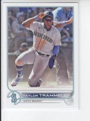 2022 Topps Series 2 Taylor Trammell Advanced Stat Parallel /300 Mariners #364 - Image 1 of 2
