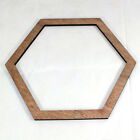 Wooden Laser cut Hexagon Hoop Plywood 5mm 350mm x 320mm (15mm hoop)