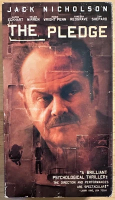 The Pledge (VHS, 2001) Jack Nicholson ~ PSYCHOLOGICAL THRILLER ~ TESTED - Image 1 of 4