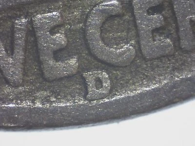 1937-D "D/D" Buffalo Nickel-Fine      S-161-1 - Image 1 of 3