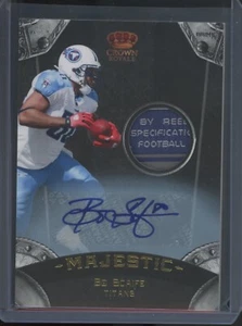 2011 Panini Crown Royale Bo Scaife #16 Majestic Laundry Tag Patch Auto /5 - Picture 1 of 2
