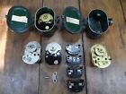 Vintage VENNER Time Switches 2 in Green Cases & 2 Spares + Key Ideal Steam Punk