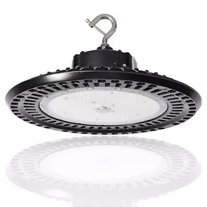 100W UFO LED High Bay Light Replacement 400Watt MH Factory Warehouse Light 5000K - Picture 1 of 6