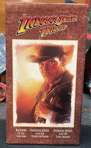 Indiana Jones Trilogy Collectors VHS-Box Only- NO VHS INCLUDED - Picture 1 of 5
