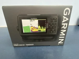 Garmin STRIKER Vivid 5cv Fish Finder GPS Combo W/GT20-TM Transducer 010-02551-00 - Picture 1 of 2