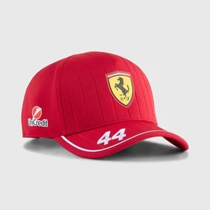 Scuderia Ferrari F1 2025 Lewis Hamilton Baseball Cap Adult - Dark Cherry - Picture 1 of 8
