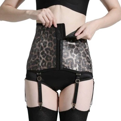 Damen Strapsgürtel Taille Waist Cincher Strumpfhalter 6 Straps mit Metallclips D - Bild 1 von 4