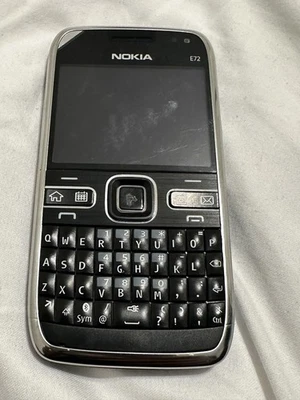 #12 Pristine Nokia E72 Original Unlocked 3G WIFI GPS Bluetooth 2.4 in 5MP Camera - Image 1 of 2