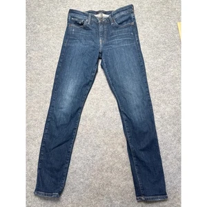 Lucky Brand Mid Rise Skinny Jeans Damen 4/27 Dark Wash Ankle Stretch Denim - Bild 1 von 5