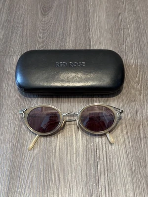 Vintage Feminino Oliver Peoples OP 98 SLB/SC Oval Antigo Ouro Escovado SOMENTE QUADROS - Imagem 1 de 4